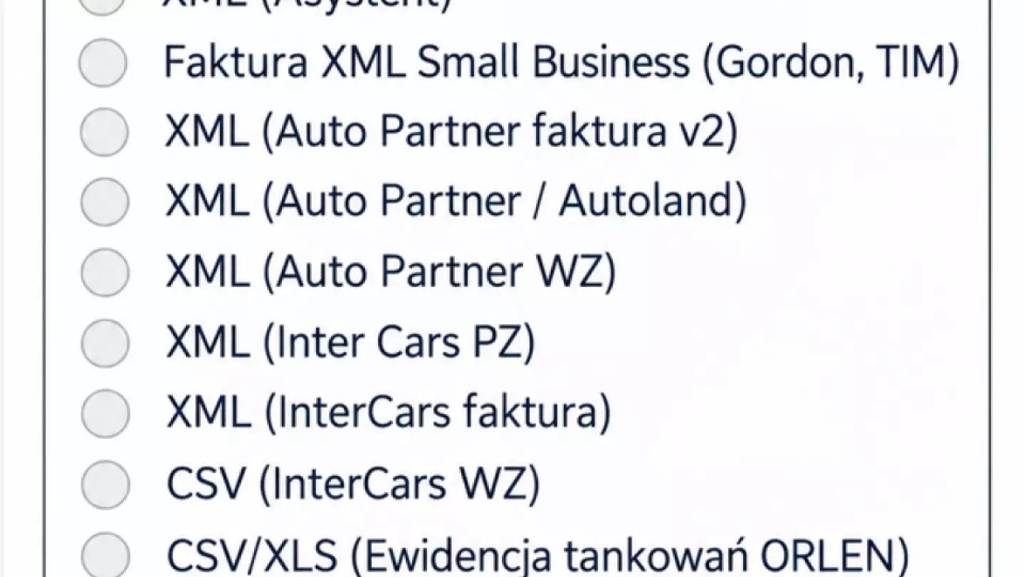 Import tankowań z XTruck do Asystent Rejestr Pojazdów – aktualizacja programu