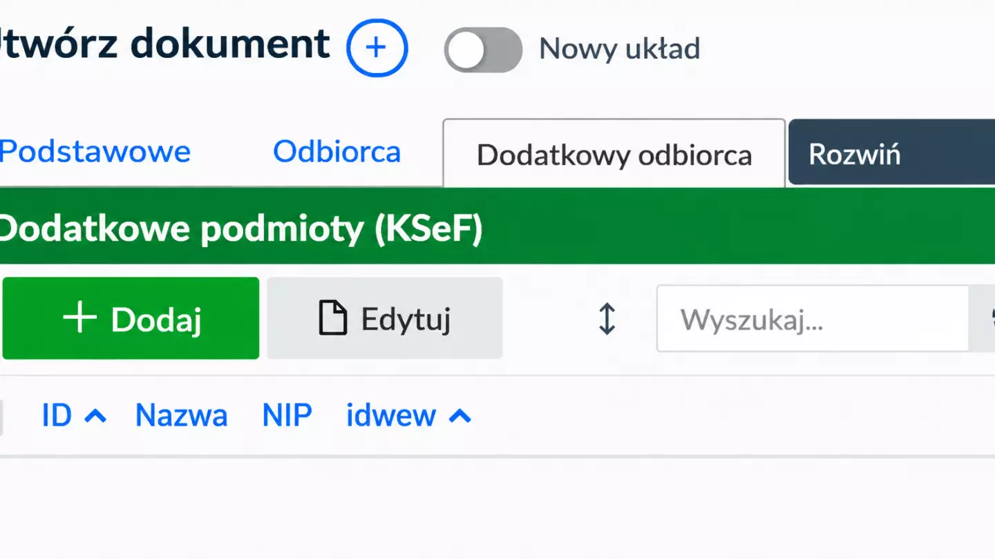 Asystent Chmura – wielu odbiorców na jednej fakturze. Nowość w obsłudze KSeF
