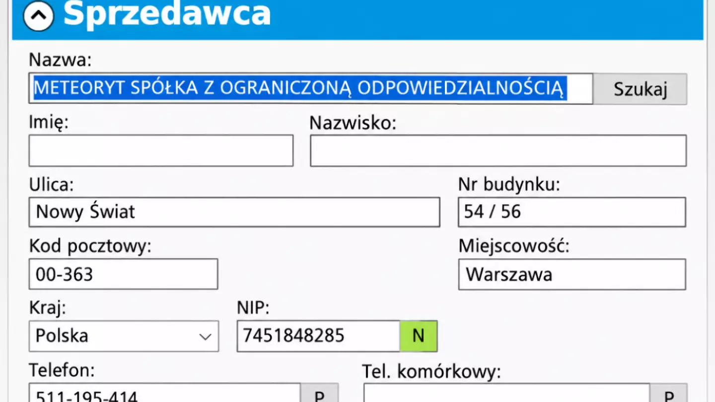 Asystent Chmura – wczytywanie sprzedawcy na fakturze jako dodatkowa funkcjonalność