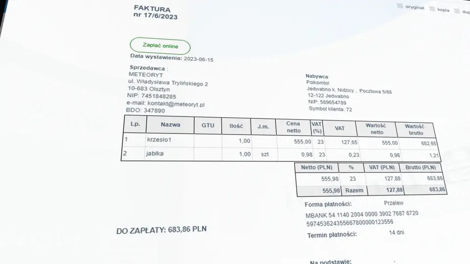 ASYSTENT BIURO OTRZYMAŁ GRATIS DODATKOWY MODUŁ FAKTUR