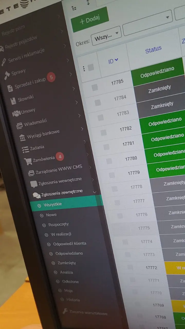 NOWA OFERTA NA SYSTEM ZGŁOSZEŃ (TICKETÓW)