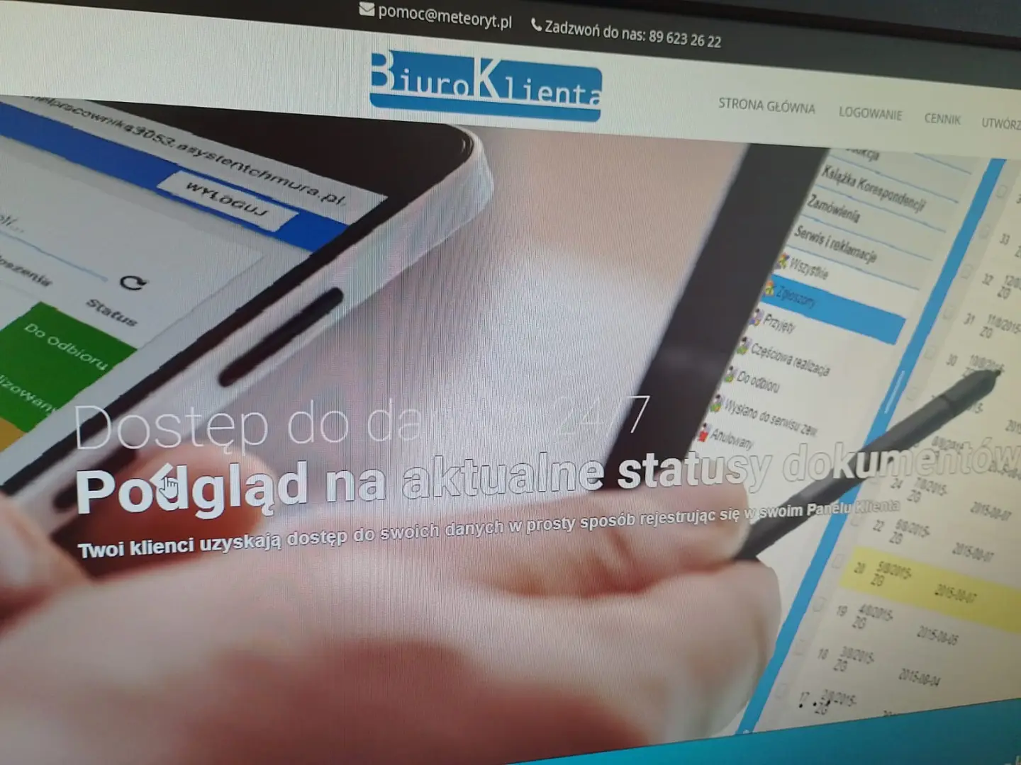 BIURO KLIENTA – KOMUNIKACJA KLIENT – BIURO