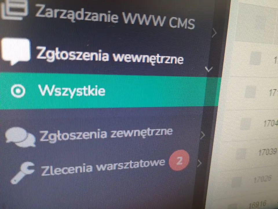 ZGŁOSZENIA WEWNĘTRZNE TICKET