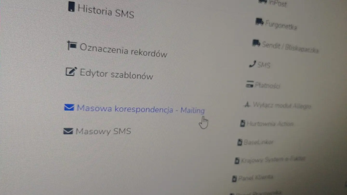 UDOSKONALONY SYSTEM WYSYŁKI MASOWYCH E-MAILI