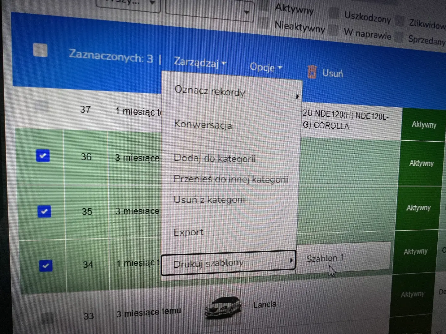 SZABLONY ODT AKTUALIZACJA