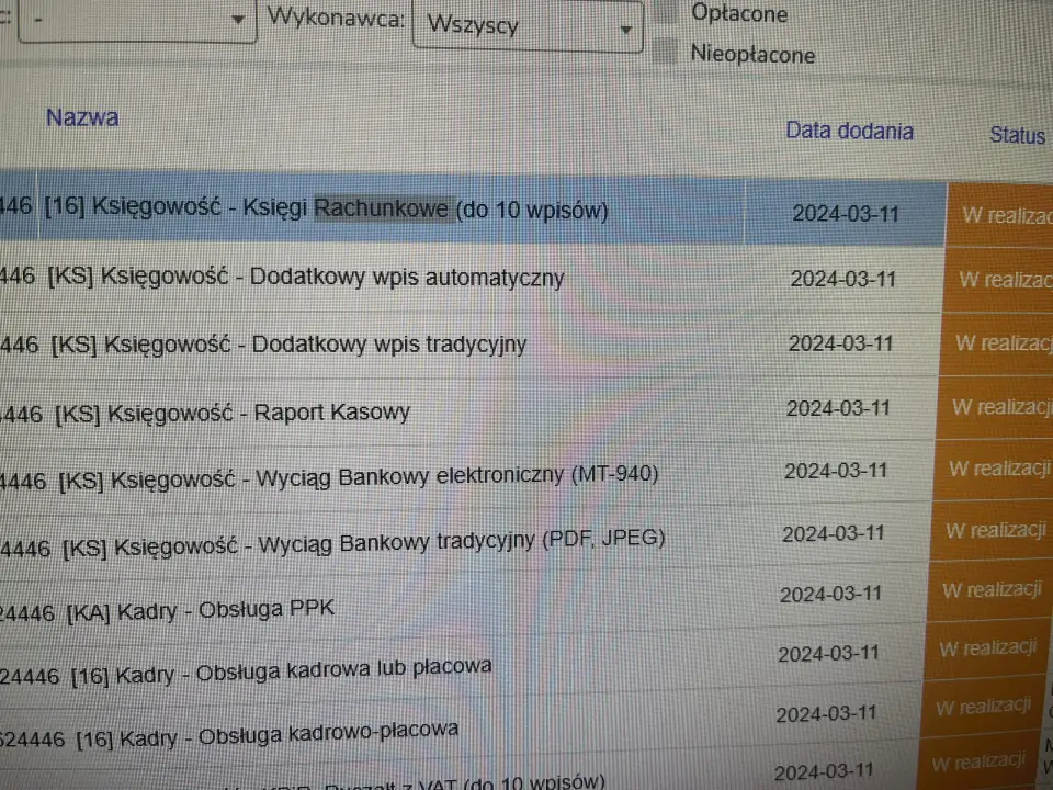 PROGRAM DO ROZLICZEŃ KSIĘGOWYCH
