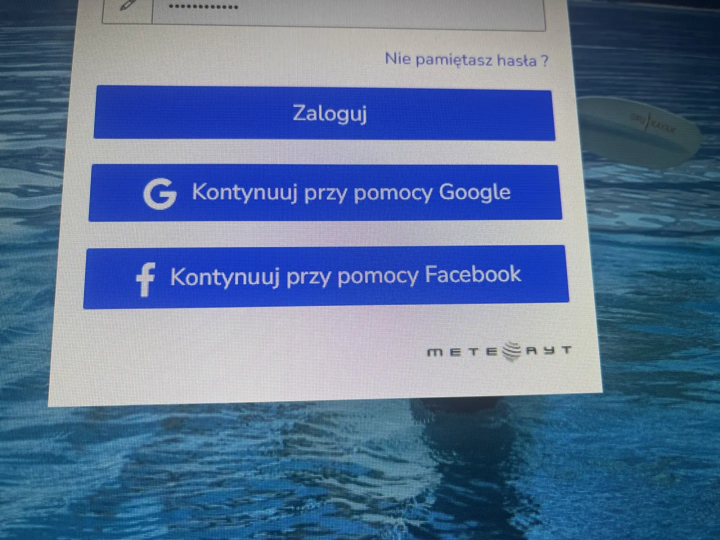 LOGOWANIE DO CHMURY PRZEZ GOOGLE I FACEBOOKA