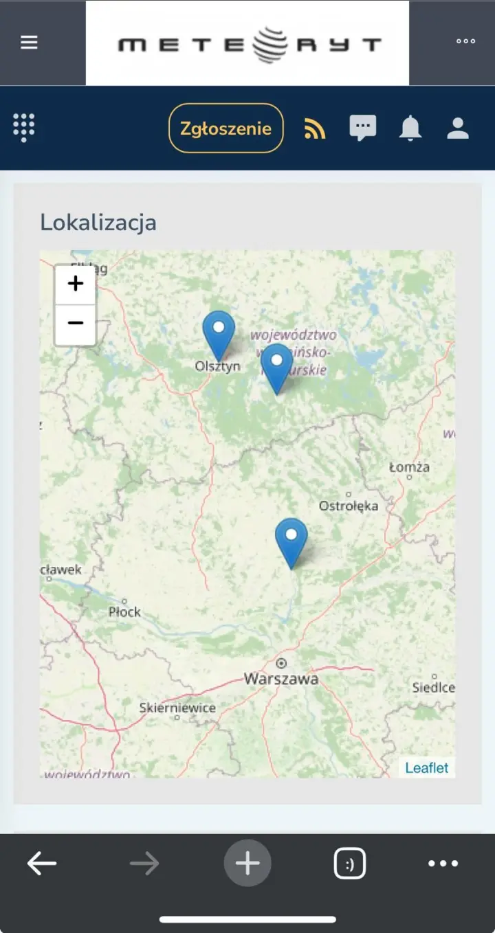 ŚLEDZENIE LOKALIZACJI PRACOWNIKÓW W CZASIE RZECZYWISTYM