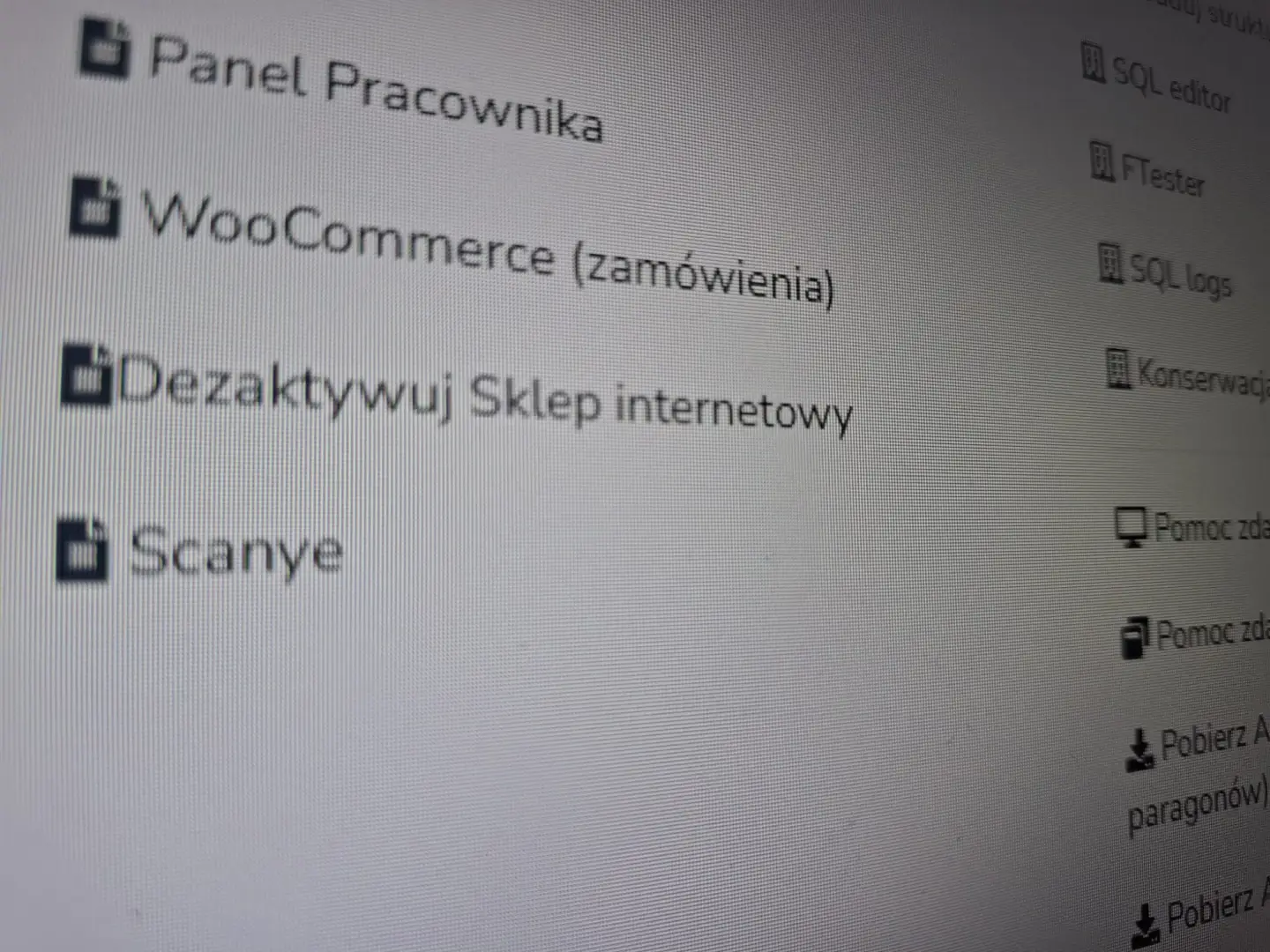 INTEGRACJA Z SCANYE