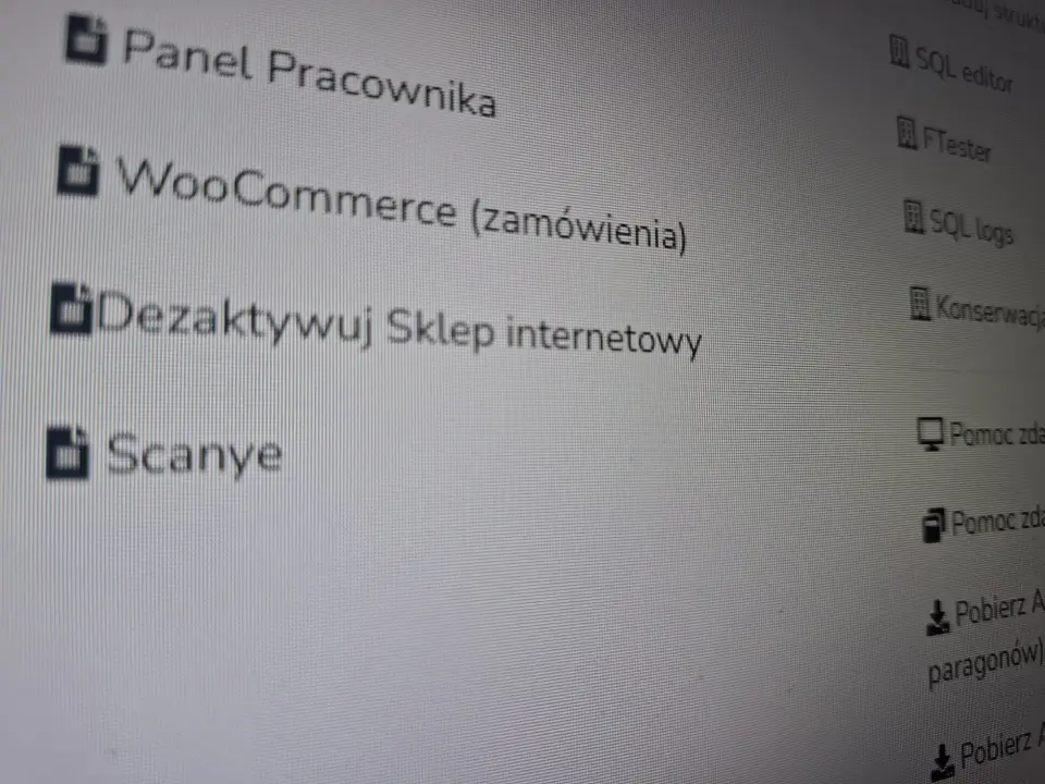 INTEGRACJA Z SCANYE
