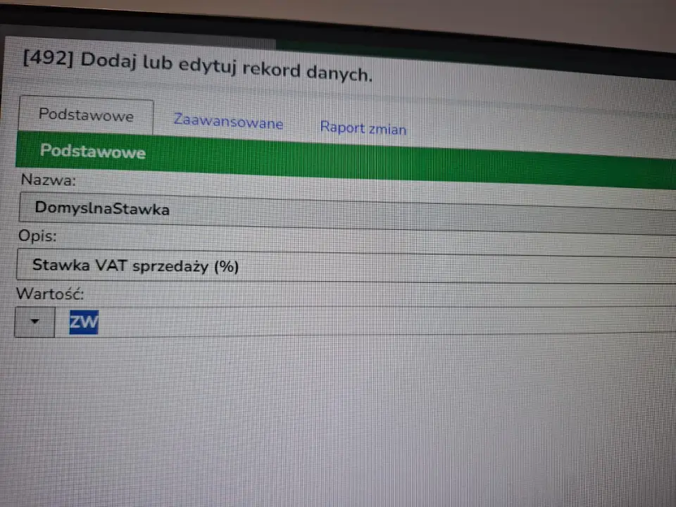 UDOSKONALONA FUNKCJA WYSTAWIANIA SZYBKICH FAKTUR