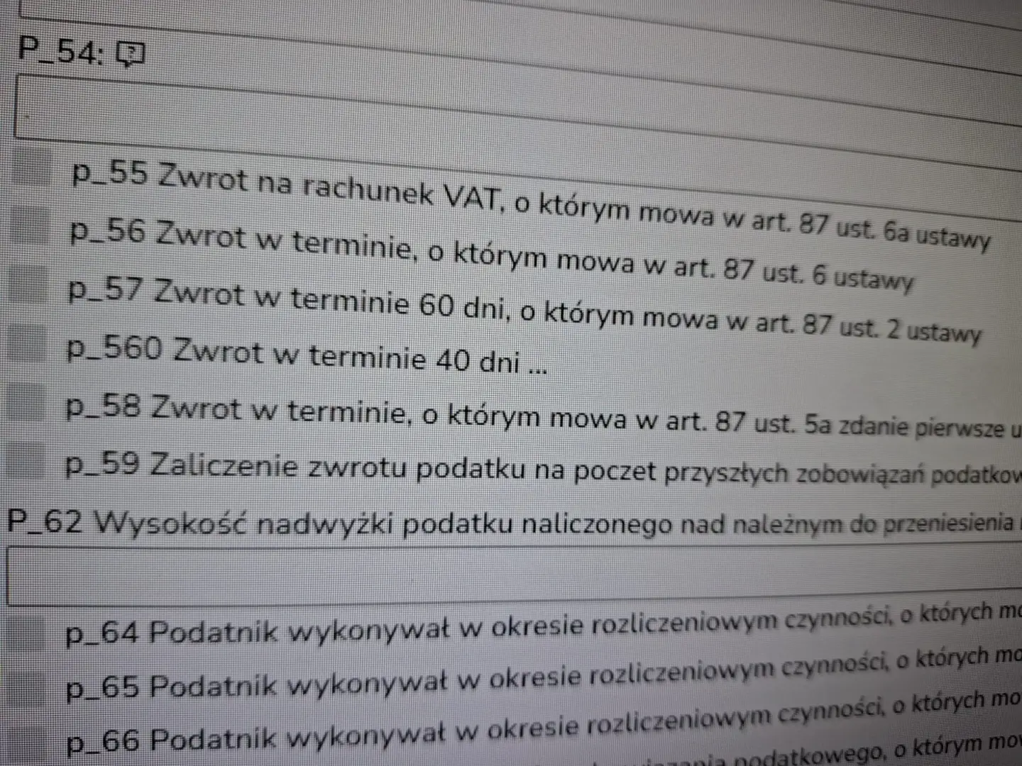 NOWOŚĆ NOWE POLE W JPK VAT7