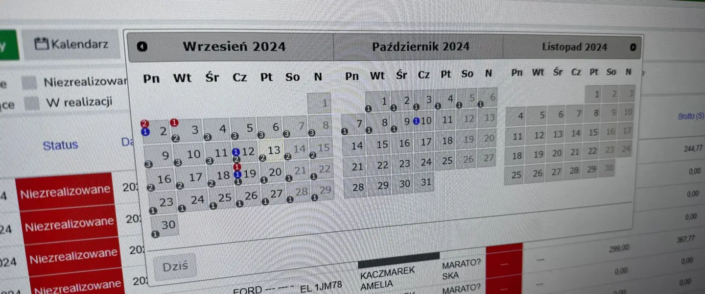 KALENDARZ W NOWYCH MODUŁACH