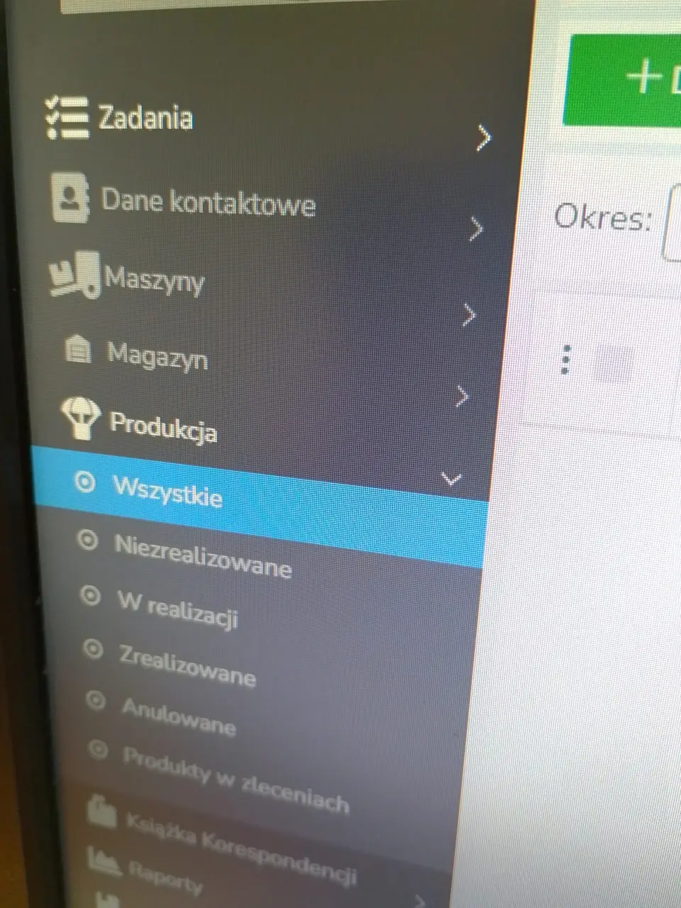 ZARZĄDZANIE PRODUKCJĄ