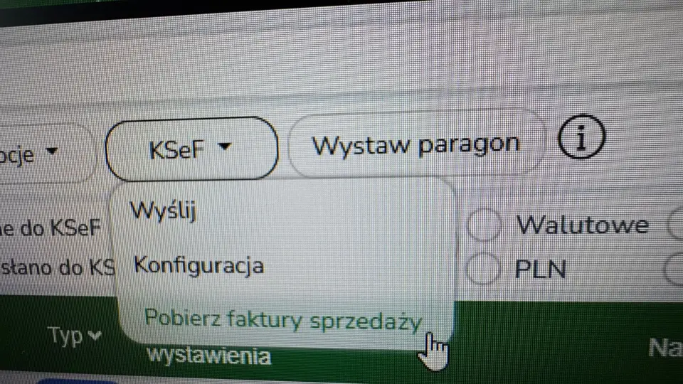 POBIERANIE FAKTUR SPRZEDAŻY WYSTAWIONYCH PRZEZ NABYWCĘ DOSTĘPNE W ASYSTENT CHMURA