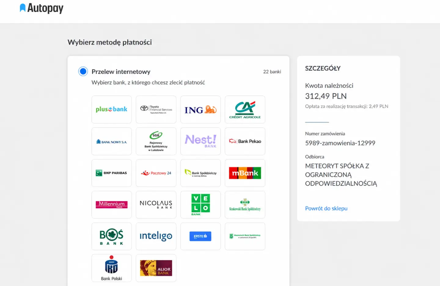 Nowe, niższe prowizje AUTOPAY za płatności online
