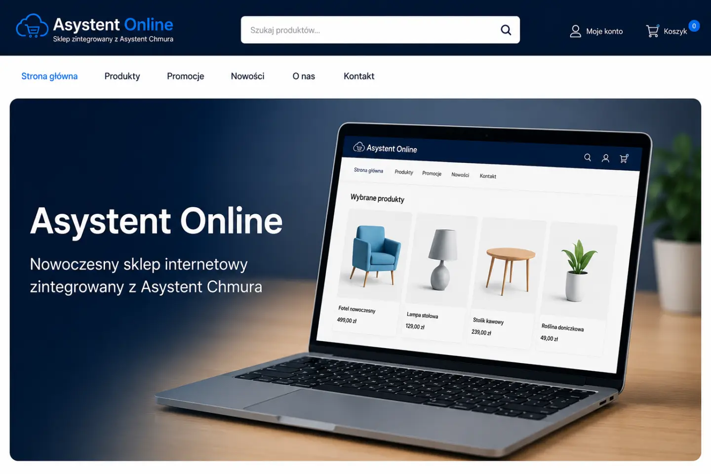 Asystent Online – lepsze SEO, nowoczesny wygląd i wyższa wydajność sklepu internetowego
